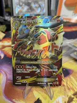 Pokemon TCG M Lucario EX 055a/111 Alternate Art Holo Card - Image 1