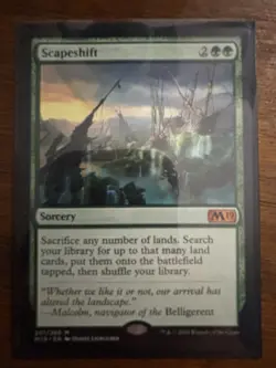 Magic the Gathering Scapeshift Core Set 2019 Regular Card Condition NM - Image 1