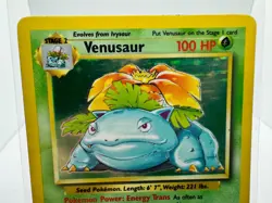 PokÃ©mon TCG Venusaur Base Set Holo Unlimited Rare Card 15/102 1999 - Image 2