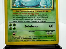 PokÃ©mon TCG Venusaur Base Set Holo Unlimited Rare Card 15/102 1999 - Image 3