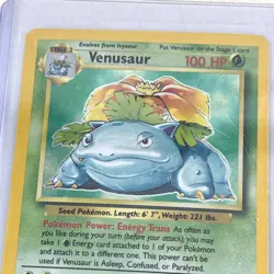 PokÃ©mon TCG Venusaur Base Set Holo Unlimited Rare Card 15/102 1999 - Image 3