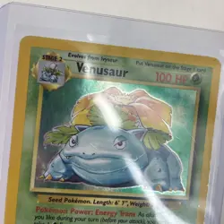 PokÃ©mon TCG Venusaur Base Set Holo Unlimited Rare Card 15/102 1999 - Image 6