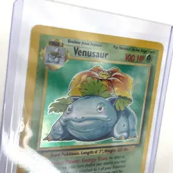 PokÃ©mon TCG Venusaur Base Set Holo Unlimited Rare Card 15/102 1999 - Image 7