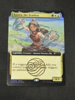 Magic The Gathering x Avatar Katara The Fearless Promo Card SDCC 2025 IN HAND - Image 5