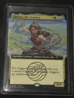 Magic The Gathering x Avatar Katara The Fearless Promo Card SDCC 2025 IN HAND - Image 7