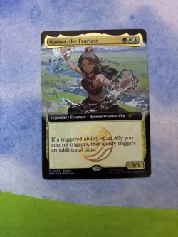 Magic The Gathering X Avatar Katara The Fearless Promo Card SDCC 2025 IN HAND - Image 1
