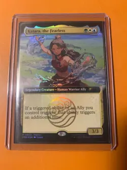 Magic The Gathering X Avatar Katara The Fearless Promo Card SDCC 2025 IN HAND - Image 2