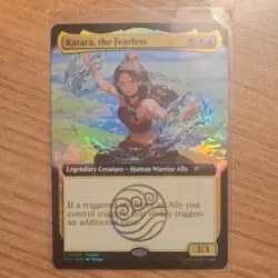 Magic The Gathering x Avatar Katara The Fearless Promo Card SDCC 2025 IN HAND - Image 1