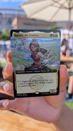 Magic The Gathering X Avatar Katara The Fearless Promo Card SDCC 2025 IN HAND - Image 1