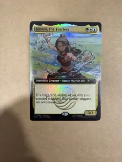 Magic The Gathering X Avatar Katara The Fearless Promo Card SDCC 2025 IN HAND - Image 3