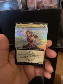 Magic The Gathering X Avatar Katara The Fearless Promo Card SDCC 2025 IN HAND - Image 1