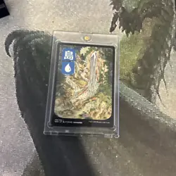 MTG Island (295) - JP Full Art - Kamigawa: Neon Dynasty (NEO) #295 MTG - Image 4