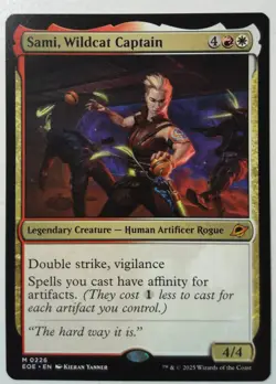 Sami, Wildcat Captain *Mythic Rare* Magic MtG x1 Edge of Eternities - Image 1