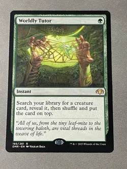 Worldly Tutor - Dominaria Remastered - Magic MTG NM - Image 1