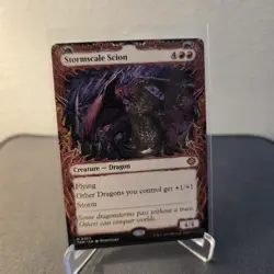 MTG Stormscale Scion 303 Showcase Regular Mythic Tarkir: Dragonstorm TDM - Image 1