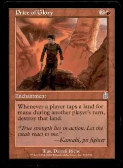 MTG Price of Glory LP Light Play Odyssey [37] - Image 1