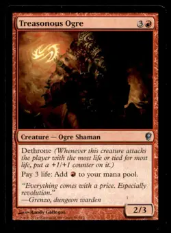 MTG Treasonous Ogre LP Light Play Conspiracy [36] - Image 1