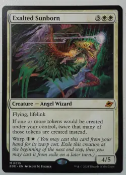 Exalted Sunborn *Mythic Rare* Magic MtG x1 Edge of Eternities - Image 1