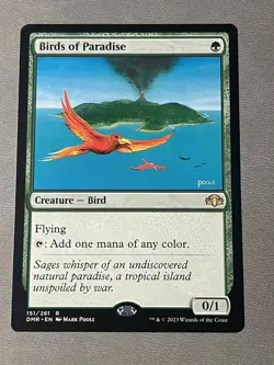 Birds of Paradise NM Dominaria Remastered Regular MTG NM - Image 1