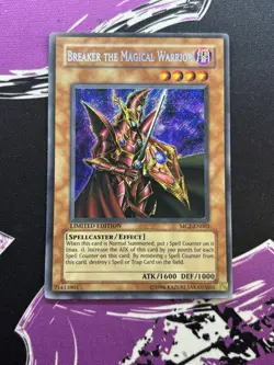 Yugioh Breaker the Magical Warrior MC2-EN002 Secret Rare Limited Edition NM - Image 1