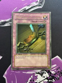 Yugioh Seven Tools of the Bandit MRD-129 Ultra Rare 1st Edition FADED HP - Image 2