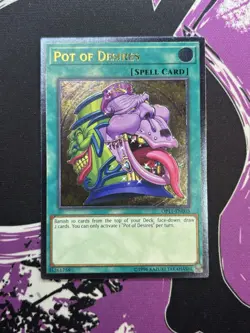 Yugioh Pot of Desires OP11-EN003 Ultimate Rare Unlimited NM - Image 1