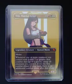 "Tifa, Martial Artist" MtG card Final Fantasy - Borderless Non-Foil M 0206 - Image 1