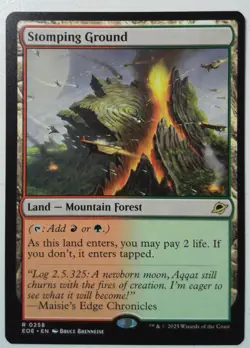 Stomping Ground *Rare* Magic MtG x1 Edge of Eternities - Image 1