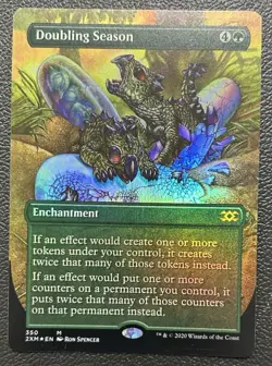 MTG Double Masters: Doubling Season Borderless NM: Pack FRESH !! - Image 1
