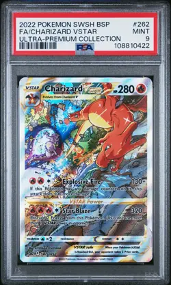 Pokemon Charizard VSTAR SWSH262 SWSH 262 Sword & Shield Promo MINT PSA 9 - Image 1