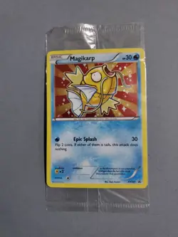 2016 Pokemon XY 143 Shiny Magikarp Black Star Promo SEALED - Image 1