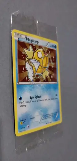 2016 Pokemon XY 143 Shiny Magikarp Black Star Promo SEALED - Image 3