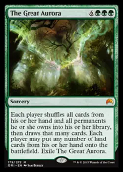 Slightly Played, English - 1 x MTG The Great Aurora - Foil Magic Origins - Image 1