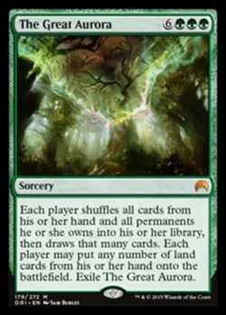 Slightly Played, English - 1 x MTG The Great Aurora - Foil Magic Origins - Image 2