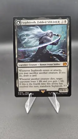 Magic The Gathering Final Fantasy SEPHIROTH, FABLED SOLDIER M 0115 Mint Non Foil - Image 1