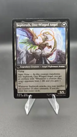 Magic The Gathering Final Fantasy SEPHIROTH, FABLED SOLDIER M 0115 Mint Non Foil - Image 2