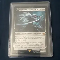 Magic The Gathering Final Fantasy SEPHIROTH, FABLED SOLDIER M 0115 Mint Non Foil - Image 3
