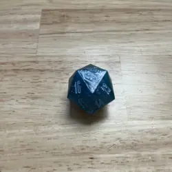 MTG Final Fantasy: Gift Bundle "Crystal" Shinra Blue Oversized D20 Die Dice - Image 2