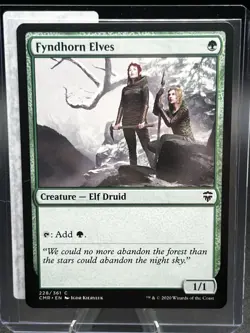 MTG Magic the Gathering Fyndhorn Elves Commander Legends LP - Image 2