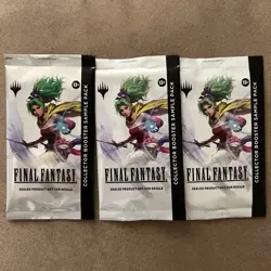3x FINAL FANTASY - MTG - Collector Booster SAMPLE PACK Sealed - Image 1
