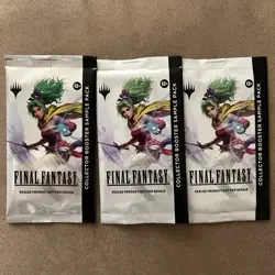 3x FINAL FANTASY - MTG - Collector Booster SAMPLE PACK Sealed - Image 2