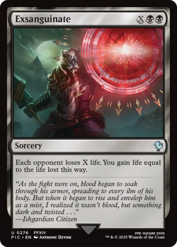 Exsanguinate - 276 - Commander: FINAL FANTASY- Near Mint - MTG - Image 2