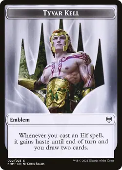 TYVAR KELL EMBLEM mtg NM/NM-   Kaldheim - Image 1
