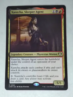 MTG   Xantcha, Sleeper Agent  - CMM / 0362 - - Image 2