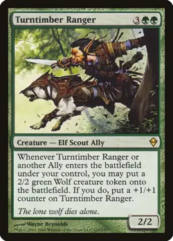 Zendikar Turntimber Ranger MTG Magic the Gathering NM - Image 2