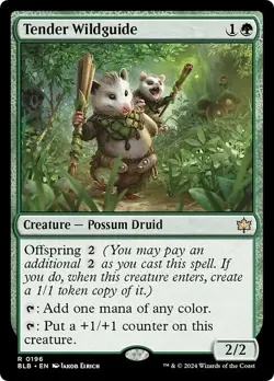 TENDER WILDGUIDE mtg NM-M Bloomburrow 1 Rare - Image 1