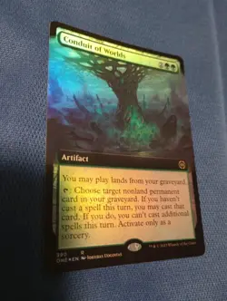 Conduit of Worlds - Foil Extended Art ONE NM MTG - Image 1