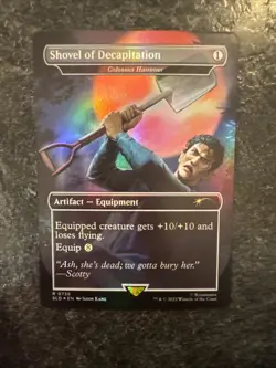 🌟 Shovel of Decapitation - Colossus Hammer Secret Lair Drop FOIL Evil Dead 🌟 - Image 8