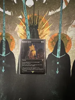 Foil NM LotR Diabolic Intent - Image 1