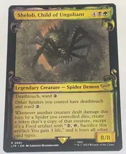 Shelob, Child of Ungoliant 0681 Showcase Scrolls LORD OF THE RINGS MTG UNPLAYED - Image 3